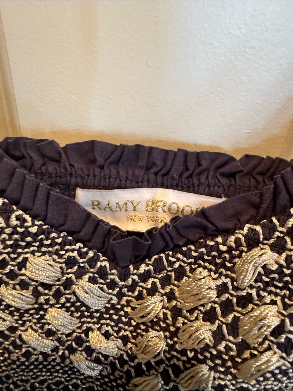Ramy Brook Navy Lucia Smocked Bodice Maxi Dress-M - Picture 8 of 9